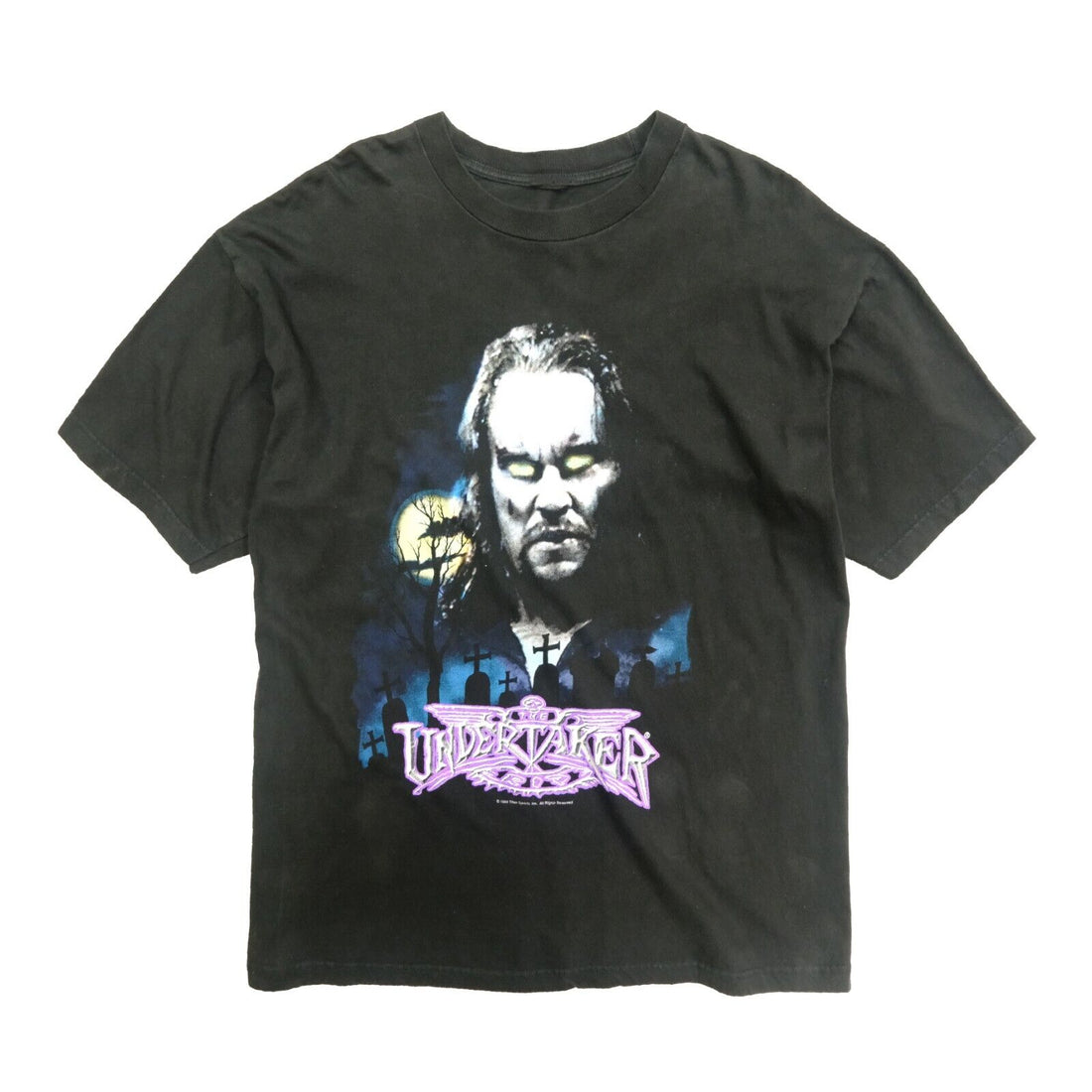 Vintage The Undertaker T-Shirt Size XL 1998 90s Wrestling WWE WWF