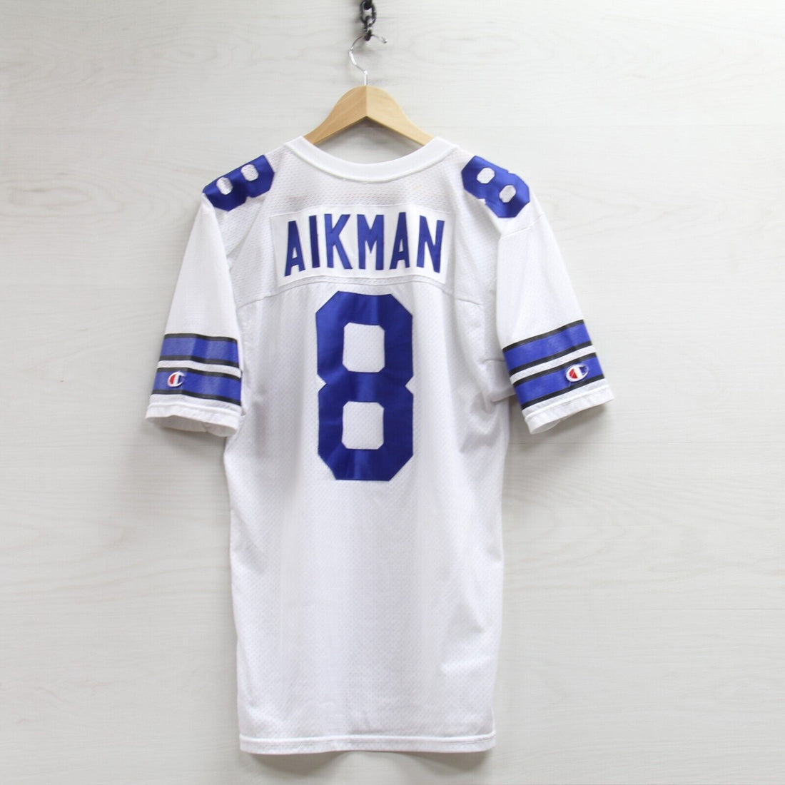 Vintage Dallas Cowboys Troy Aikman Champion Authentic Jersey Size 40 NFL