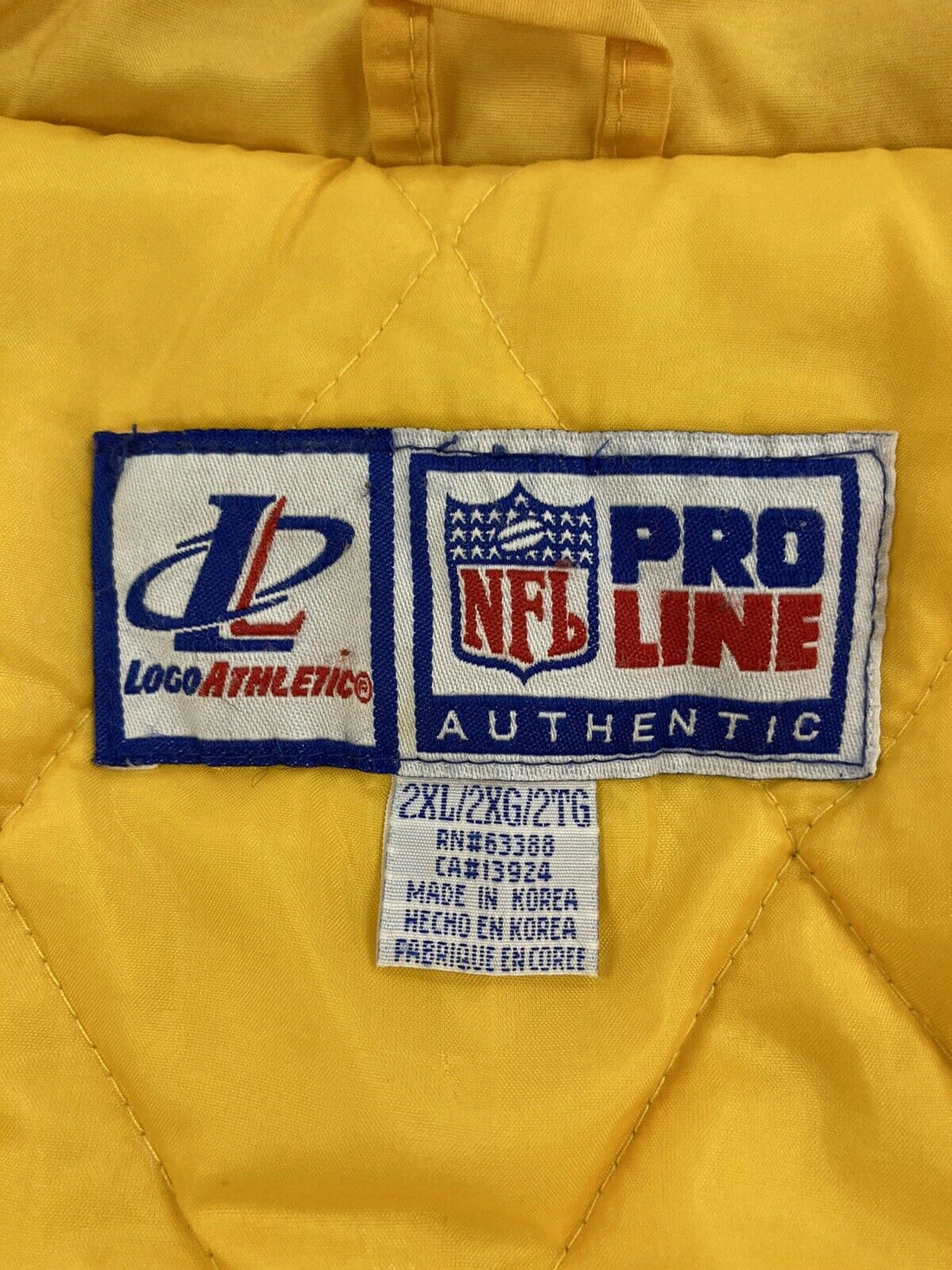 Vintage 90s Green NFL Green Bay Packers Authentic Pro Line