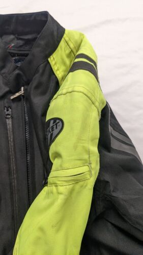 Neon yellow biker on sale jacket