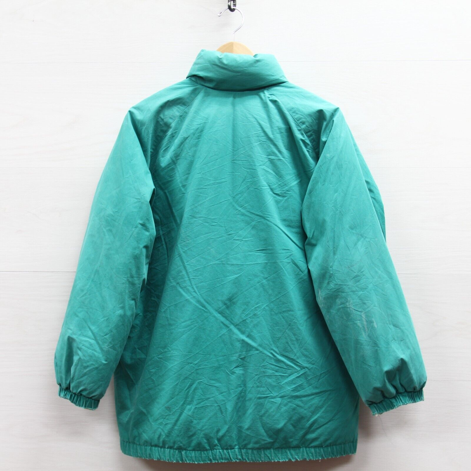 Vintage Ralph Lauren Puffer Jacket Size Medium 90s Green Down