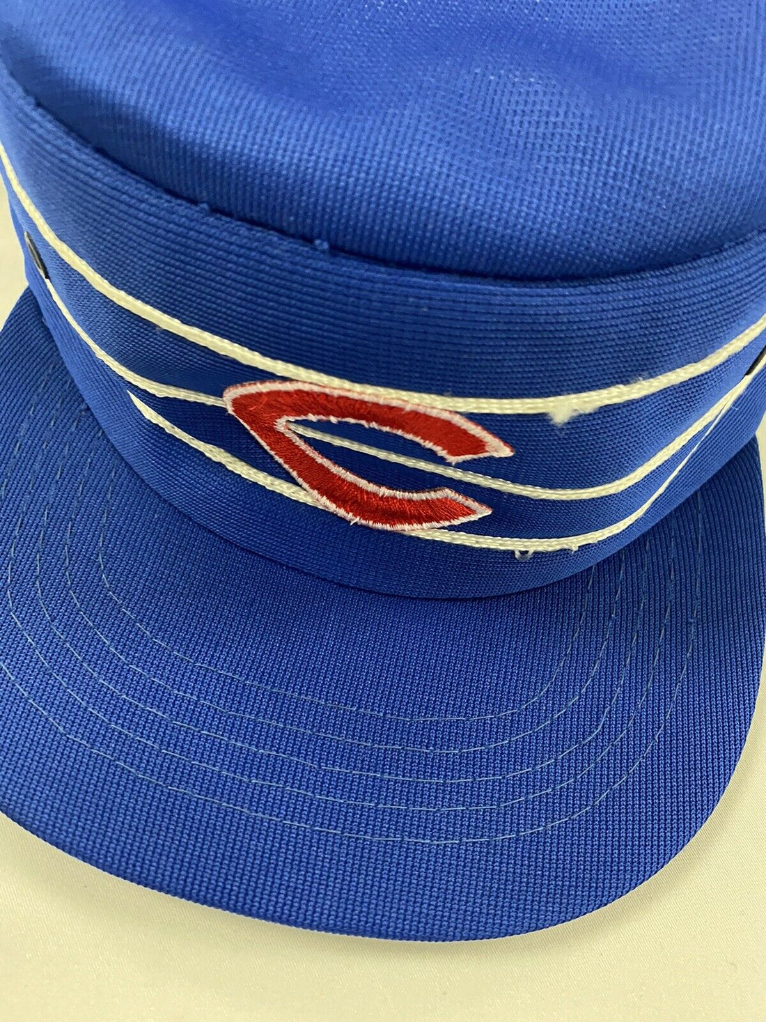 Vintage Chicago Cubs Pillbox Snapback Hat Cap OSFA 70s 80s MLB Young An