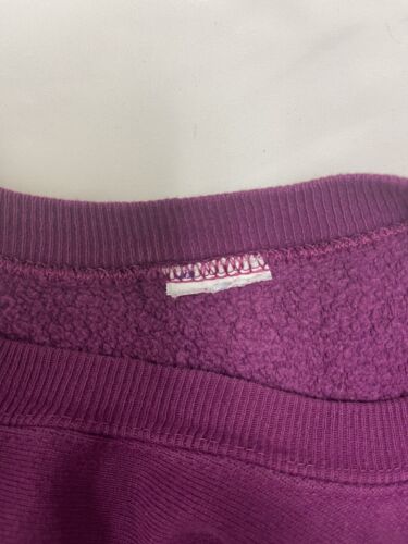 Vintage Champion Reverse Weave Blank Sweatshirt Crewneck Size Medium Purple 90s