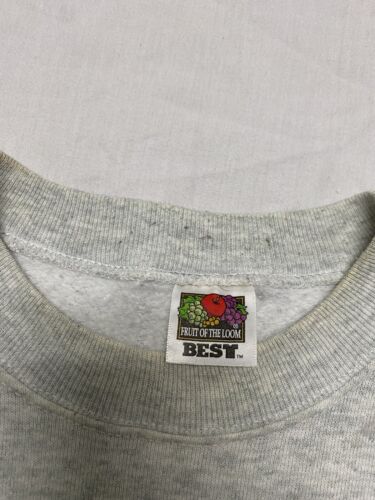 Vintage Webster South Dakota Sweatshirt Crewneck Size Large Gray 90s