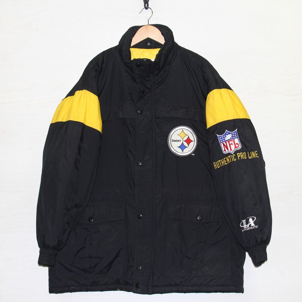 Vintage Reebok NFL Pittsburgh Steelers Zip Up Puffy Jacket Sz XL – F As In  Frank Vintage